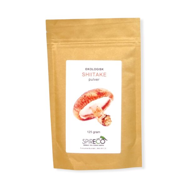 Shiitake Pulver Ekologisk 125g - Spireco