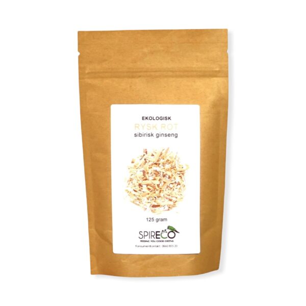 Rysk rot pulver / Sibirisk Ginseng Ekologisk 125g Spireco.