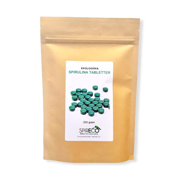 Spirulina tabletter 500st Ekologisk 250 gram - Spireco