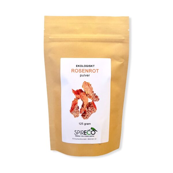 Rosenrot Pulver Ekologisk 125g - Spireco