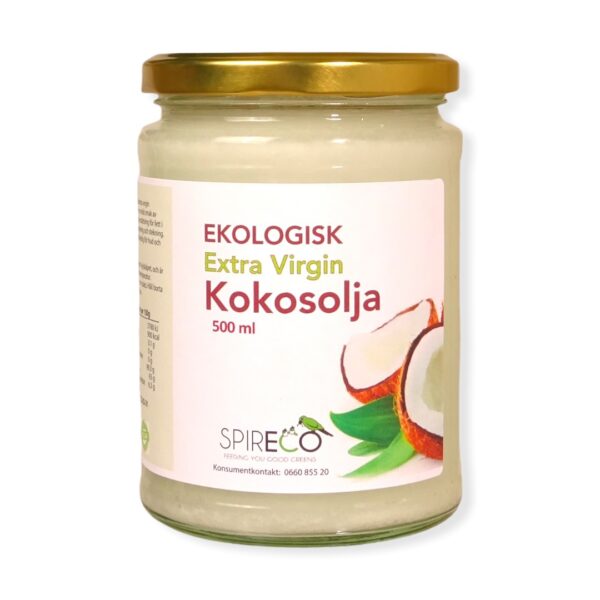Ekologisk Kokosolja 500 gram - Spireco