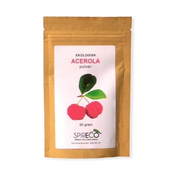 Acerola pulver Ekologiskt 60g - Spireco