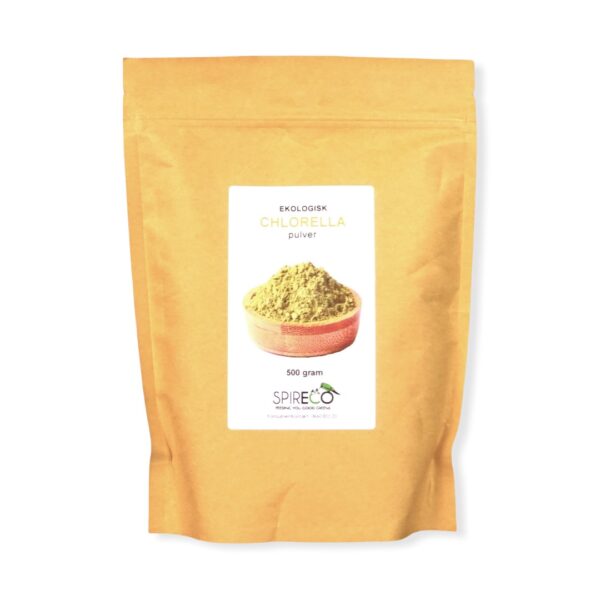Chlorella pulver Ekologiskt 500g - Spireco