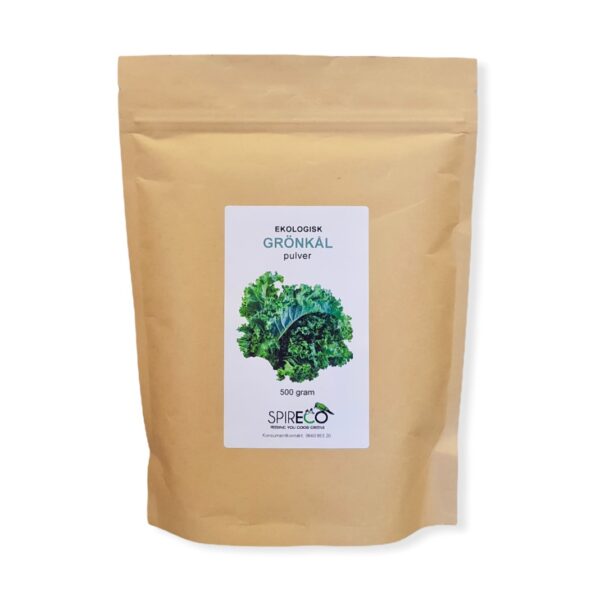 Grönkålspulver Ekologisk 500g - Spireco