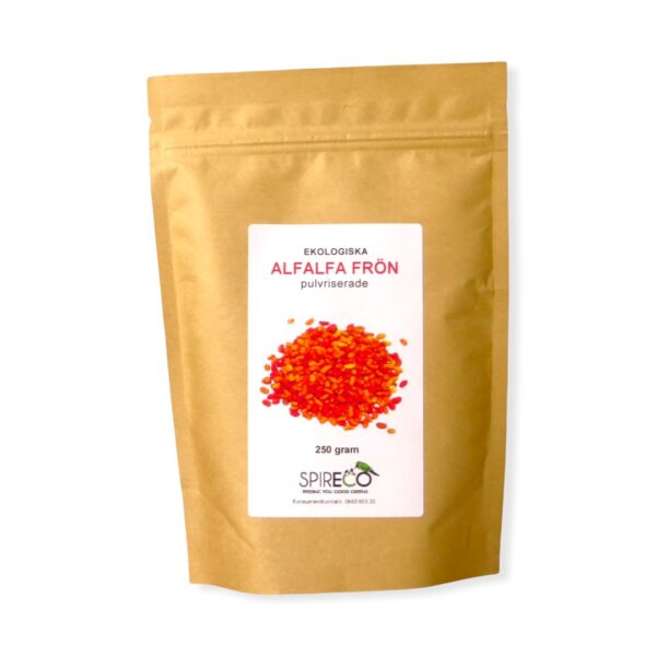 Alfalfa Pulver Ekologisk 250g -Spireco D