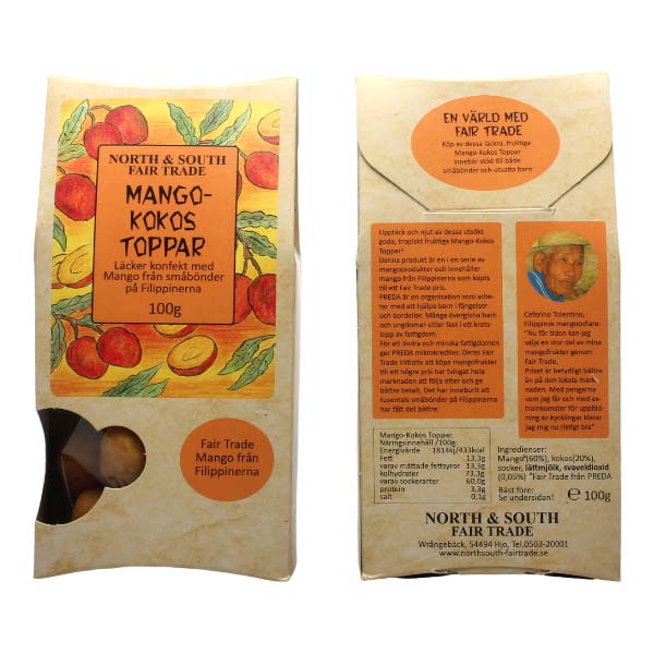 Mango-Kokos Toppar 100g