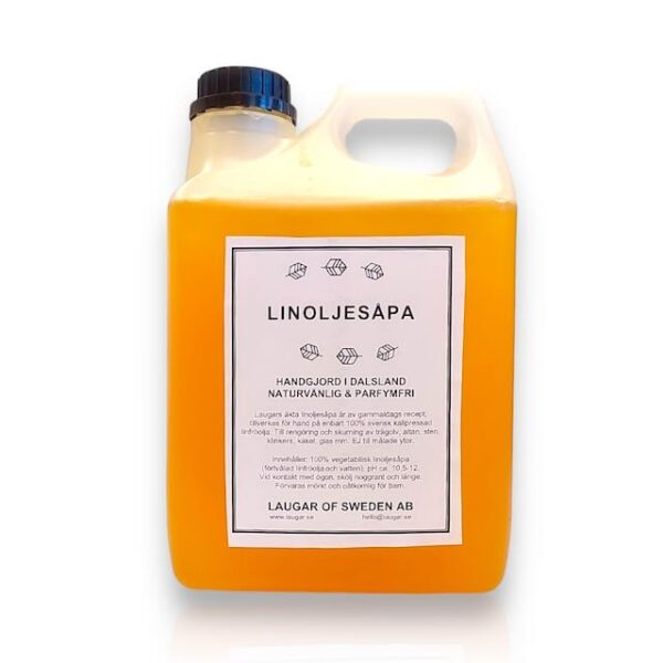 Linoljesåpa 2,5 l Äkta - Laugar
